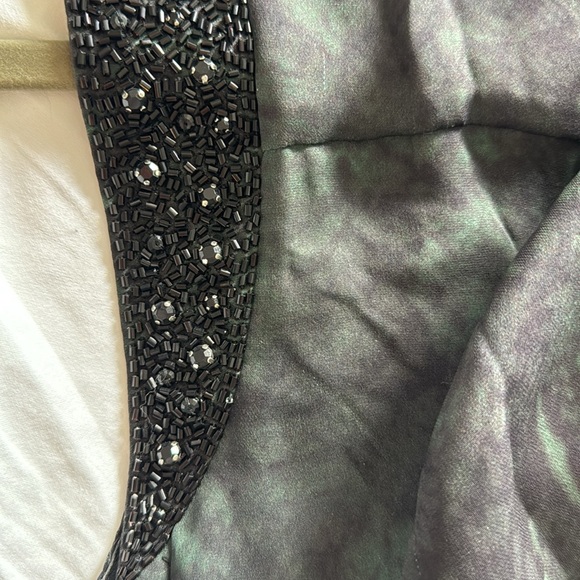 Haute Hippie Beaded Sleeveless Silk Top Small - Picture 5 of 5